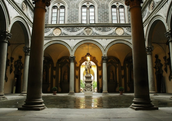 Florence, courtyard of Palazzo Medici Riccardi